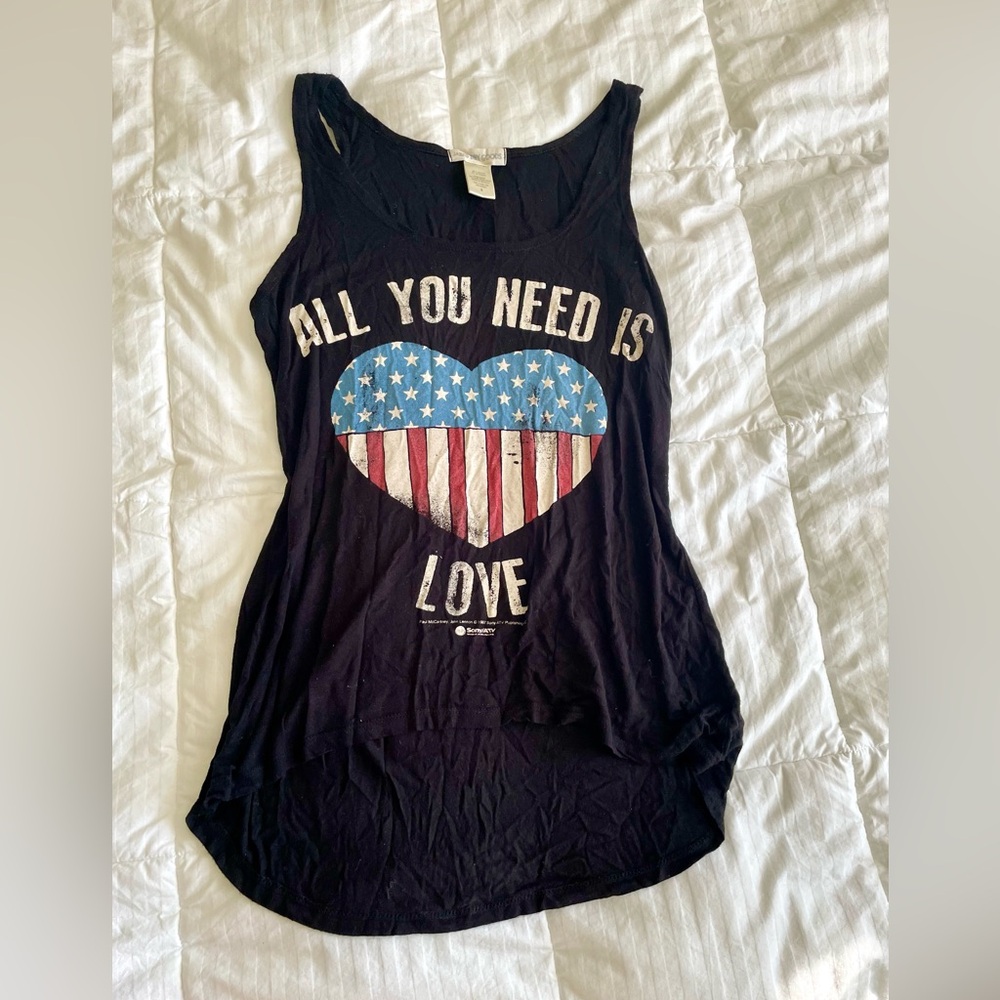 All You Need is Love Heart Tank Top